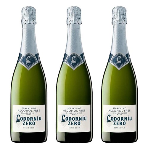 Codorniu Zero Alcohol Free Sparkling Wine 75cl Treble Bottle Set 3x75cl